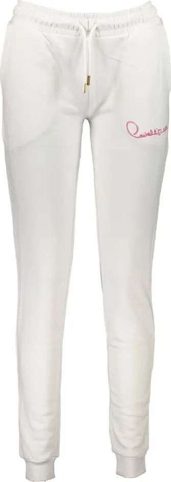 White Cotton Women's Sweatpant