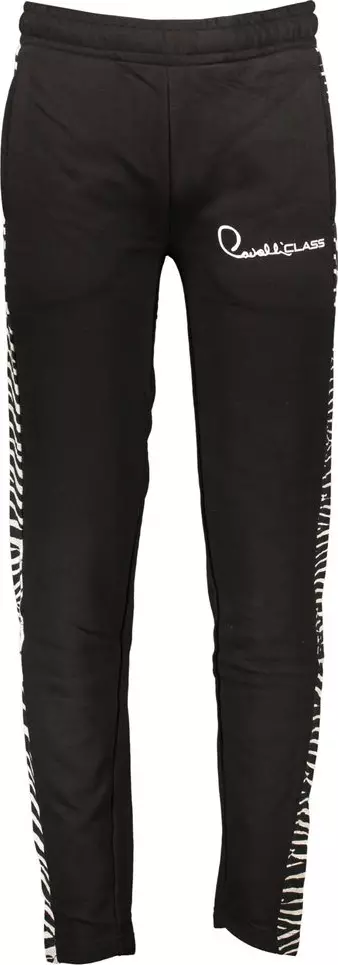 Black Cotton Men's Sweatpants