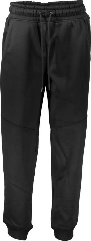 Black Polyester Women's Jogger Pants