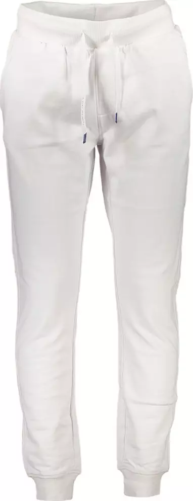 White Cotton Men's Sport Trouser