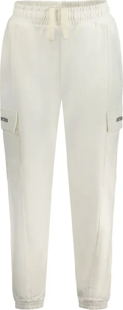 White Cotton Women Sweatpant