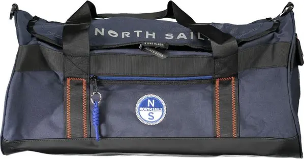 Blu Polyester Men Duffle Bag