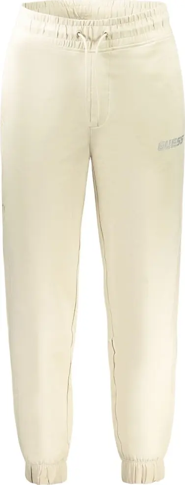Beige Cotton Men's Sweatpant