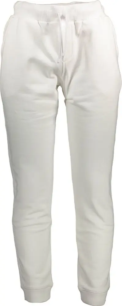 White Cotton Men's Sweatpant