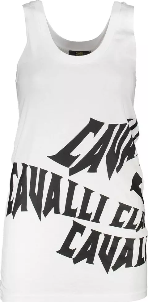 White Cotton Women Tank Top