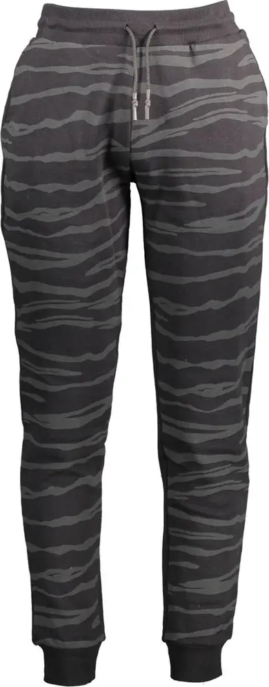 Black Cotton Men's Sweatpants