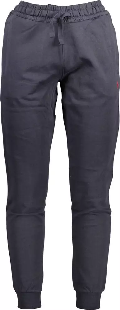 Blue Cotton Men's Trouser