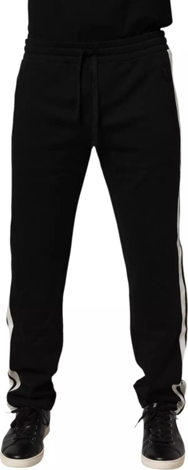 Black Cotton Jogger Sweatpants Trouser Pants