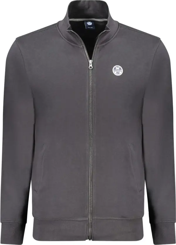 Black Cotton Men's Sweatshirt