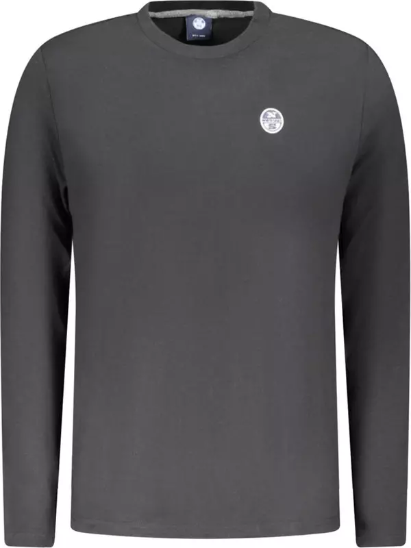 Black Cotton Men T-Shirt