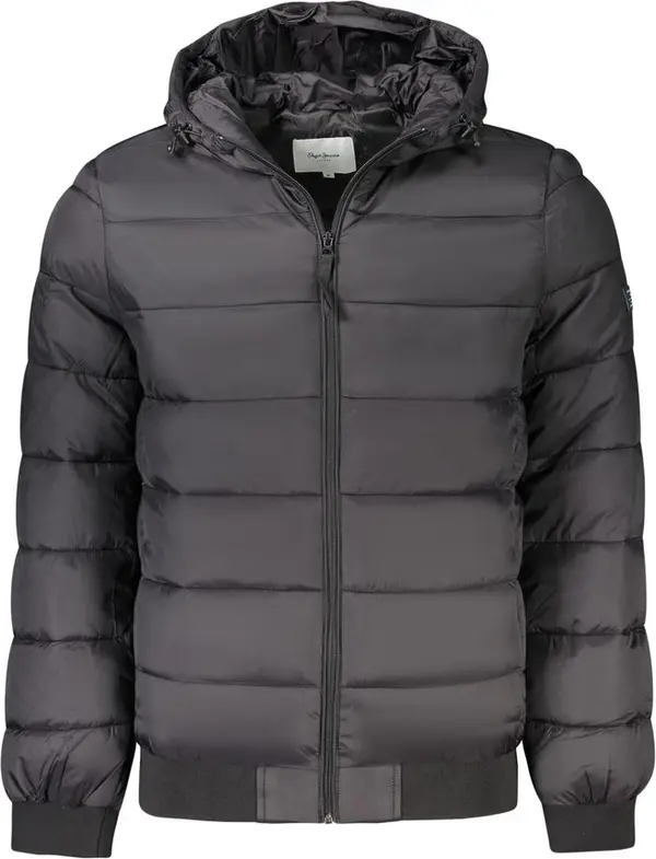 Black Polyamide Jackets & Coat