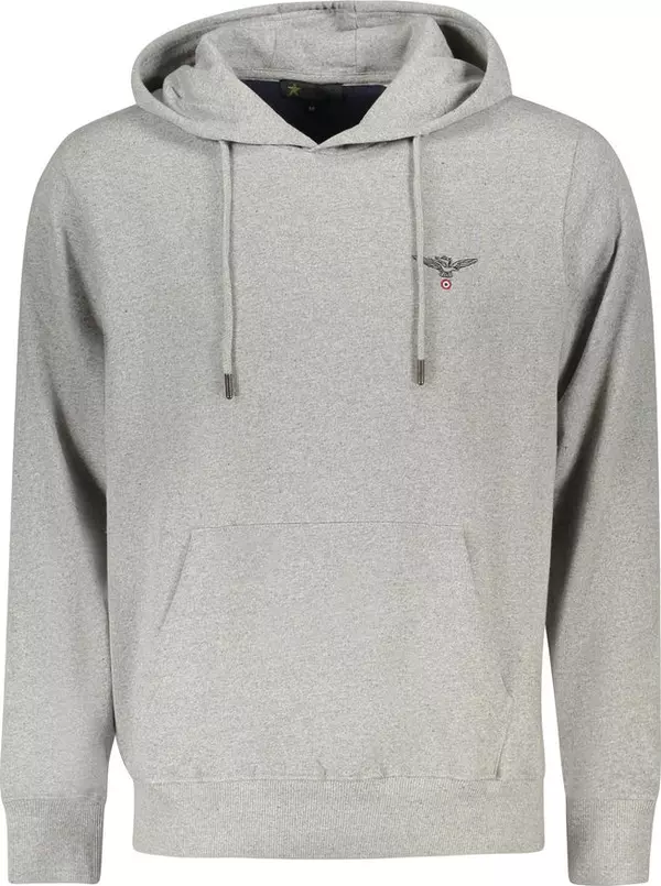 Grigio Cotton Men's Hoodie Sweatshirt