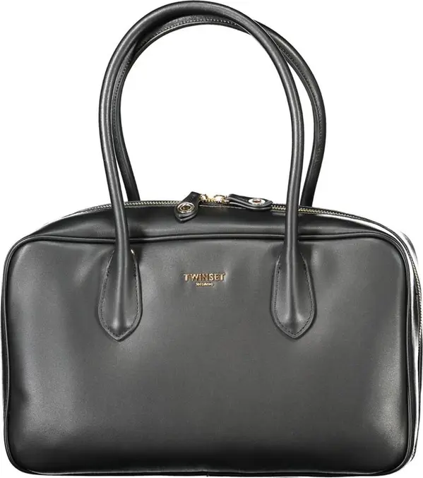 Nero Poliuretano Women Handbag
