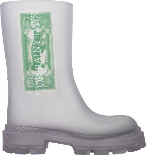 Transparent Pvc Ankle Boots