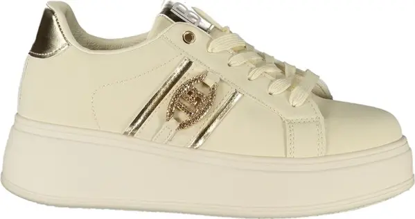 Beige Polyurethane Women Sneaker