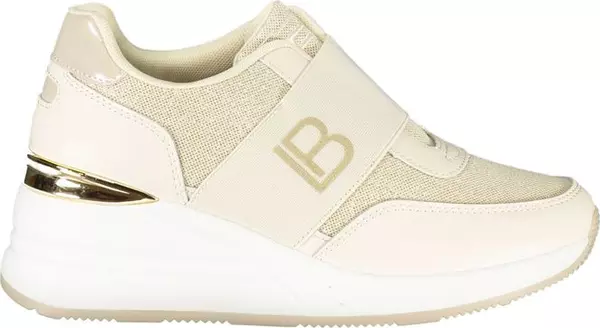 Beige Polyurethane Women Sneaker