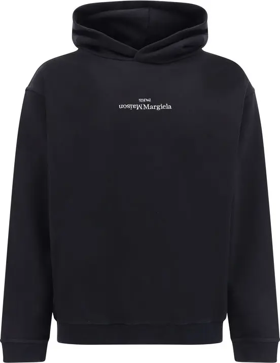 Black Cotton Sweatshirt