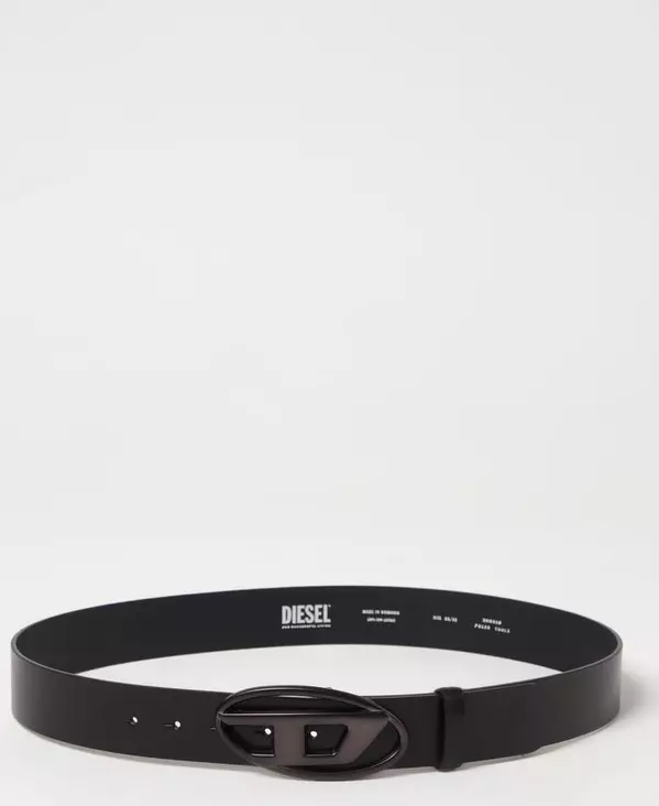 Black Leather Regular Belt