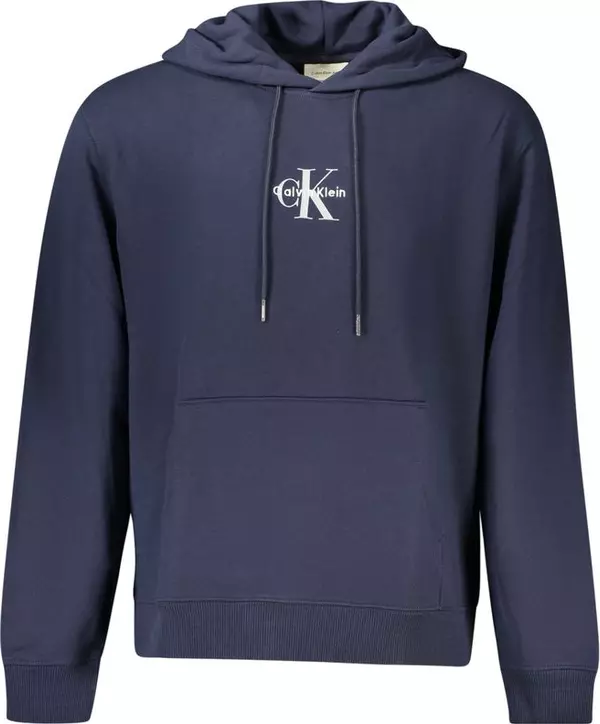 Blu Cotton Men Sweatshirt
