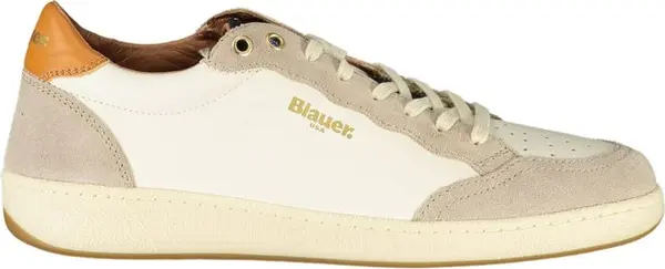White Leather Men Sneaker