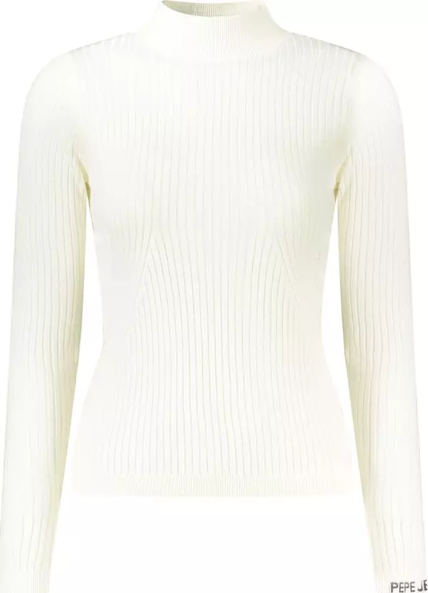 White Cotton Women Sweater