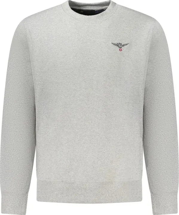 Gray Cotton Men's Sweatshirt