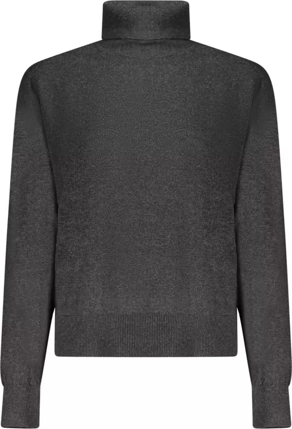 Black Cotton Women Sweater