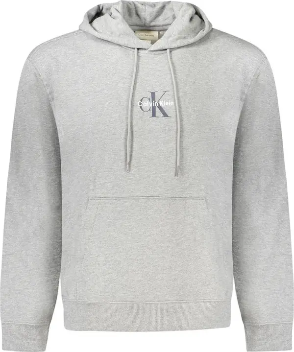 "Grigio Cotton Men's Sweatshirt with Hood"