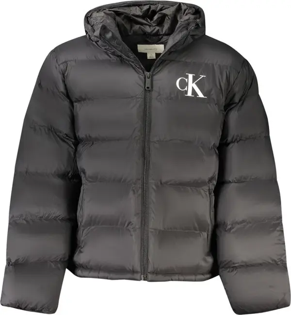 Black Poliammide Men's Jacket