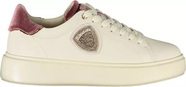 Bianco Polyurethane Women Sneaker