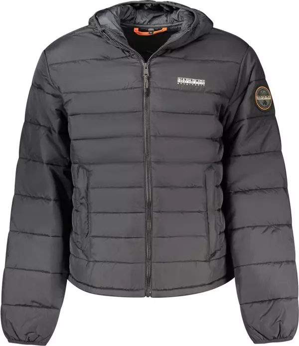 Black Poliammide Men's Jacket