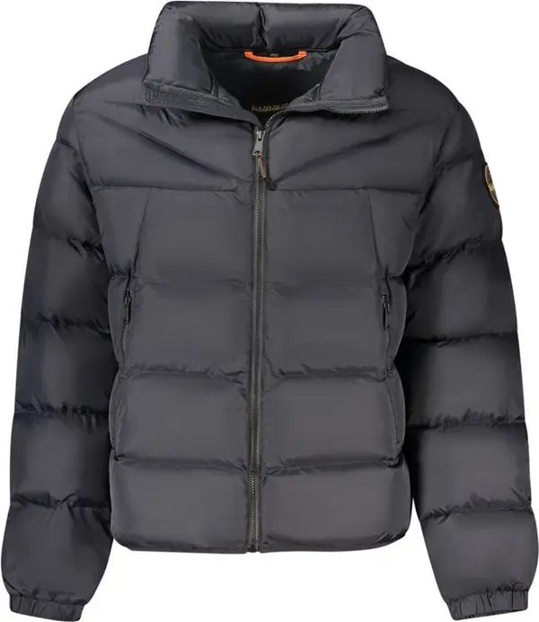 Black Polyamide Men's Jacket