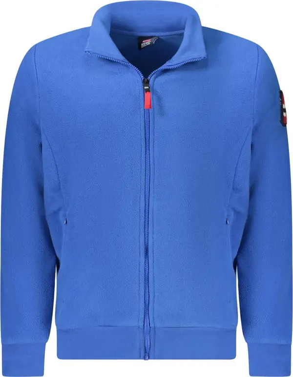 Blu Polyester Mens Sweatshirt