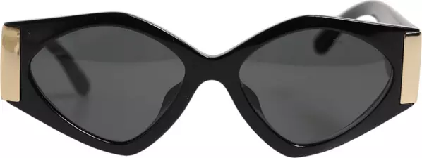 DG4396 Gray Gradient Black Irregular Frame Sunglasses