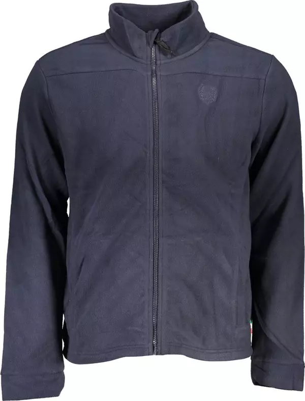 Blue Polyester Men's Sweatshirt