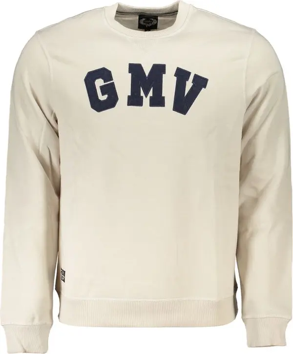 White Polyester Men's Sweatshirt