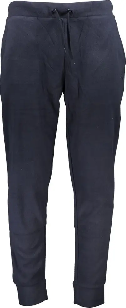 Blue Polyester Men's Sweatpant