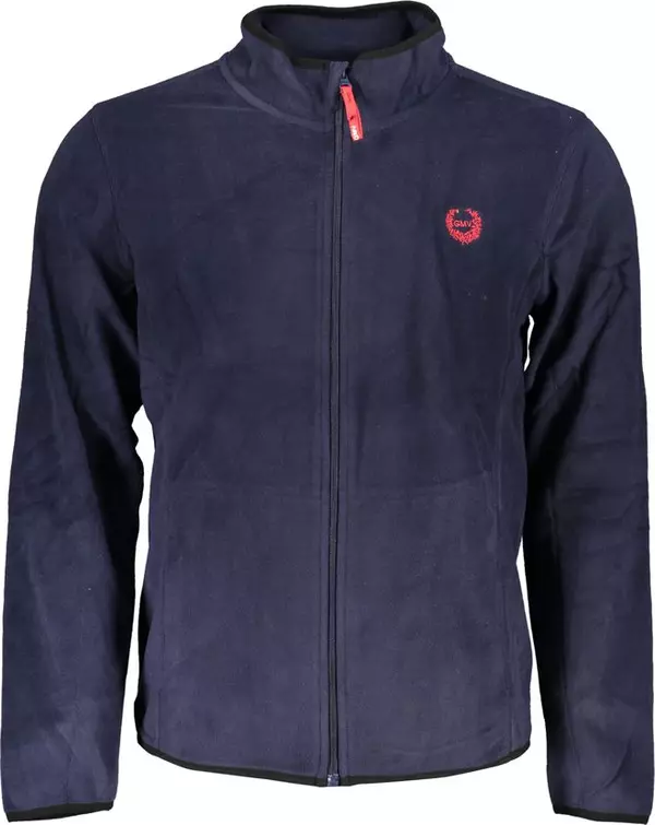 Blue Polyester Mens Sweatshirt