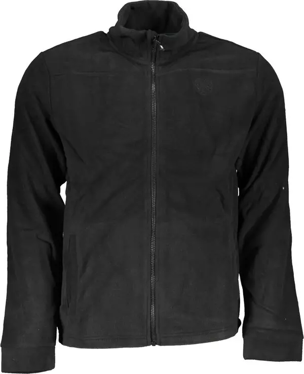 Black Polyester Men's Sweatshirt