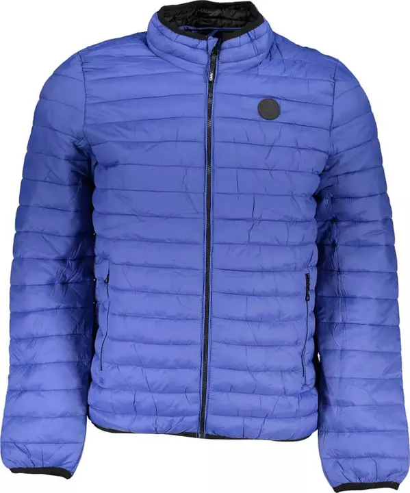 Blu Poliammide Men's Jacket