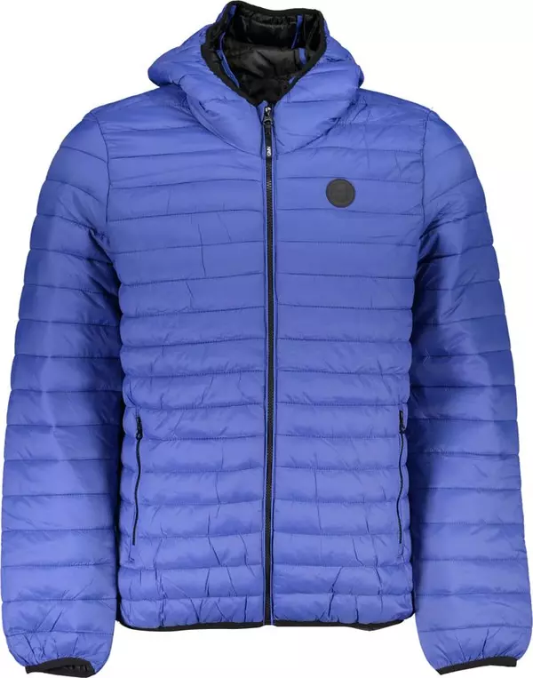 Blu Poliammide Men's Jacket