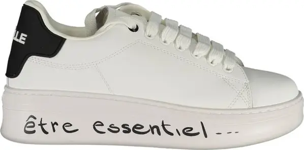 "Bianco Polyurethane Women Sneaker"