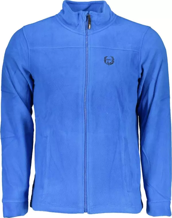 Blue Polyester Men's Sweatshirt