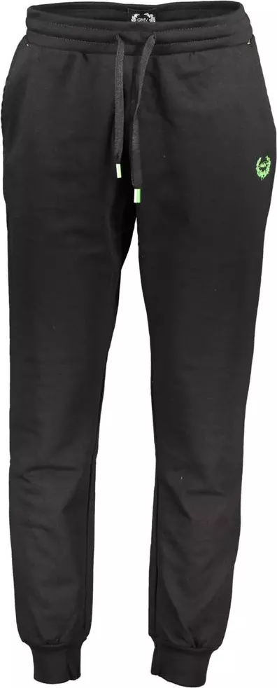 Black Cotton Men's Track Pant