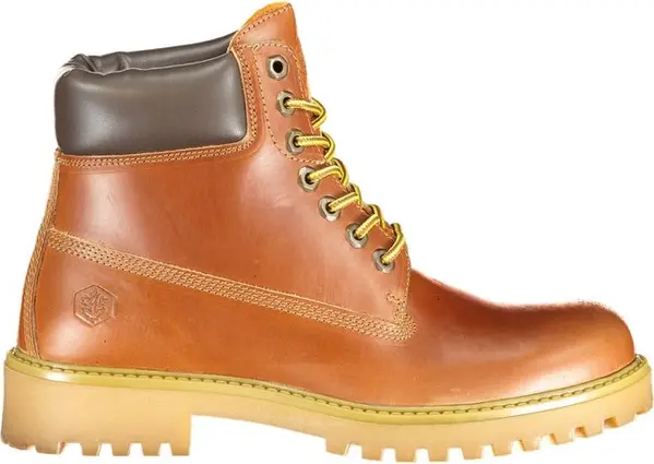 Marrone Leather Men Sneaker