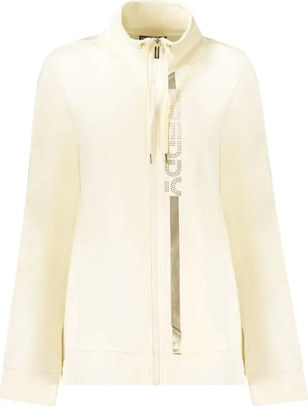 Bianco Cotton Women Sweatshirt