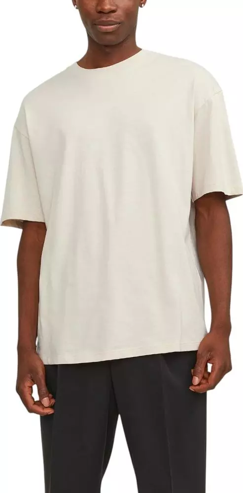Beige Cotton T-Shirt
