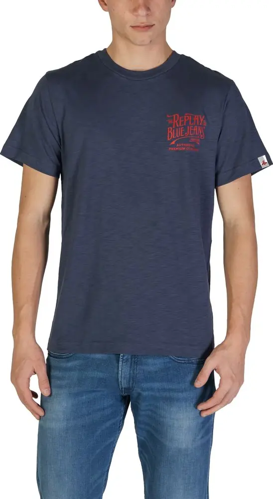 Blue Cotton T-Shirt