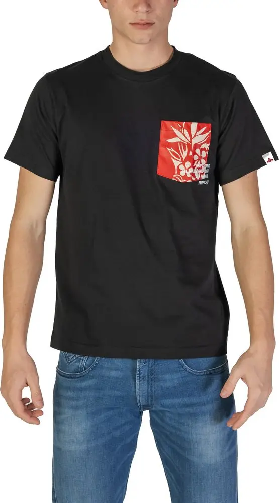 Black Cotton T-Shirt
