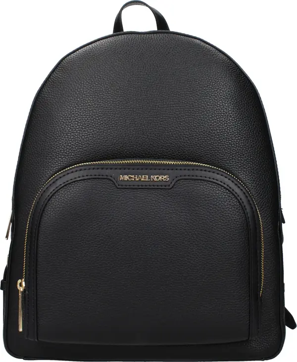 Black Leather Backpack